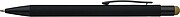 Recycled aluminium rubberized ballpen Formentera, gold