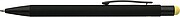 Recycled aluminium rubberized ballpen Formentera, yellow