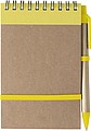 Recycled cardboard, wire bound notebook with 70 lined sheets