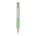 Recycled carton four-color ballpen Deborah, green
