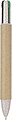Recycled carton four-color ballpen Deborah, green