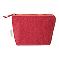 recycled cotton cosmetic bag