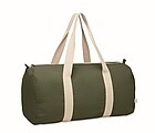 Recycled cotton sports bag, army Green