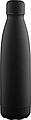 Recycled double-walled drinking bottle 500 ml Sunny, black