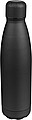 Recycled double-walled drinking bottle 500 ml Sunny, black