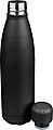 Recycled double-walled drinking bottle 500 ml Sunny, black