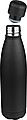 Recycled double-walled drinking bottle 500 ml Sunny, black