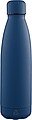 Recycled double-walled drinking bottle 500 ml Sunny, blue