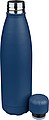 Recycled double-walled drinking bottle 500 ml Sunny, blue