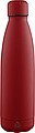 Recycled double-walled drinking bottle 500 ml Sunny, burgundy