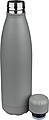 Recycled double-walled drinking bottle 500 ml Sunny, grey