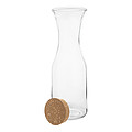 recycled glass carafe