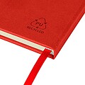 Recycled notebook A5 Bloom, red