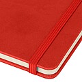 Recycled notebook A5 Bloom, red