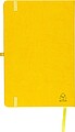 Recycled notebook A5 Bloom, yellow