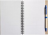 Recycled notebook. Pale blue