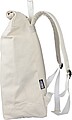 Recycled polycotton (330 gsm) rolltop backpack, beige