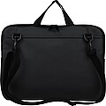 Recycled PU laptop bag Rafi, black