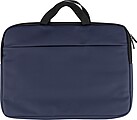 Recycled PU laptop bag Rafi, blue