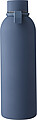 Recycled stainless steel double-walled drinking bottle (500 ml) Sena, blue