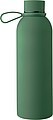 Recycled stainless steel double-walled drinking bottle (500 ml) Sena, green