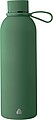 Recycled stainless steel double-walled drinking bottle (500 ml) Sena, green