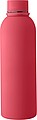 Recycled stainless steel double-walled drinking bottle (500 ml) Sena, red
