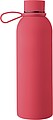 Recycled stainless steel double-walled drinking bottle (500 ml) Sena, red