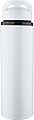 Recycled stainless steel drinking bottle (500 ml) Zeno, white