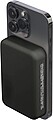 Recycled wireless charger powerbank Meno, black