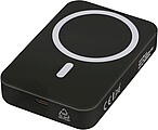 Recycled wireless charger powerbank Meno, black