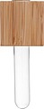 Refrigerator magnet with vase, beige