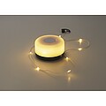 Retractable LED string light, black