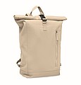 Roll top backpack 390 gr/m2, beige