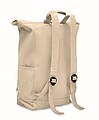 Roll top backpack 390 gr/m2, beige