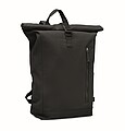 Roll top backpack 390 gr/m2, black