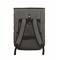 Rolltop laptop rucksack 600D, stone grey