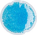 Round plastic hot/cold pack