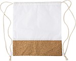 RPET and cork drawstring backpack