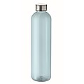 RPET bottle 1000ml, transparent light blue