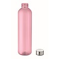 RPET bottle 1000ml, transparent pink