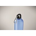 RPET bottle 500ml, transparent blue