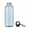 RPET bottle 500ml, transparent light blue