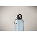 RPET bottle 500ml, transparent light blue