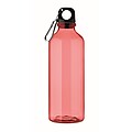 RPET bottle 500ml, transparent red