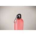 RPET bottle 500ml, transparent red