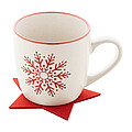 RPET Christmas coaster set