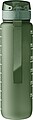 RPET drinking bottle (1000 ml) Brinley, green