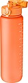 RPET drinking bottle (1000 ml) Brinley, orange