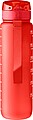 RPET drinking bottle (1000 ml) Brinley, red